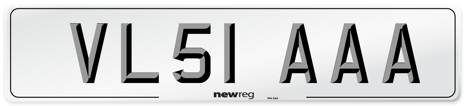 VL51 AAA Number Plate from New Reg